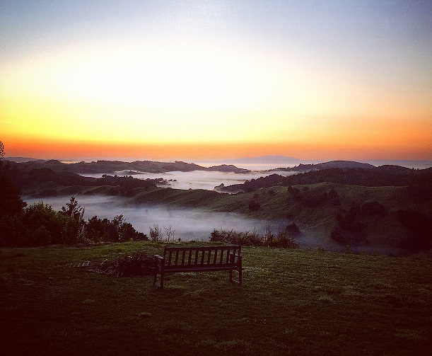 This is the view from our balcony early in the morning and housesitting gave us the opportunity to enjoy in this magnificent sunrise...
